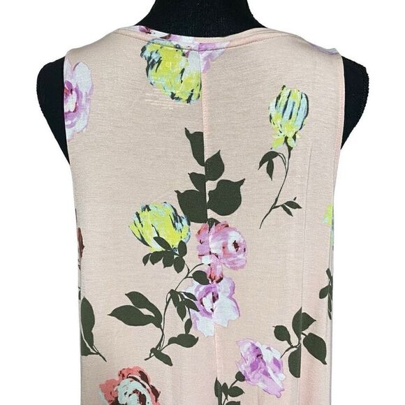 Apt 9 Pink Floral Swing Tank - Picture 3 of 6